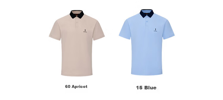 Biyinlefen Golf [Korean Imported Fabric] Spring Summer Men's Casual Sports Stretch Comfortable Soft Skin-friendly Short Sleeve Polo Shirt 5